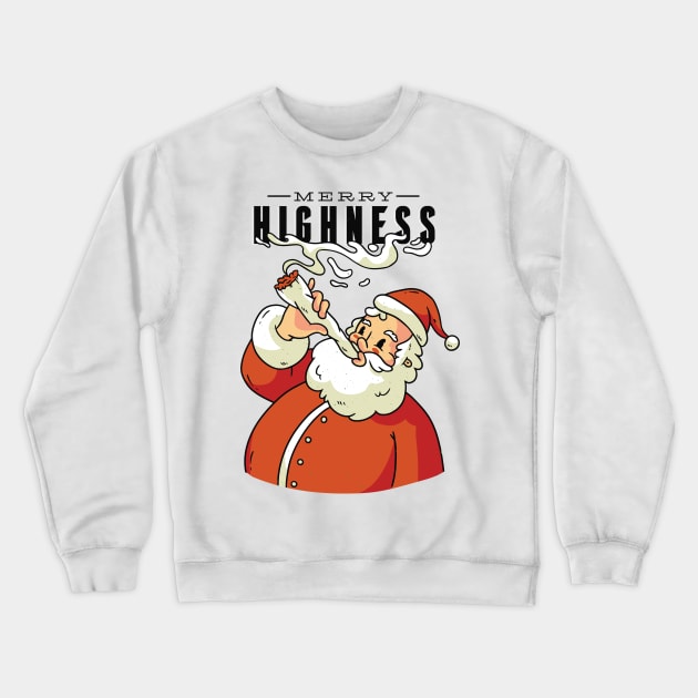 Merry Christmas | Funny Santa Crewneck Sweatshirt by LR_Collections